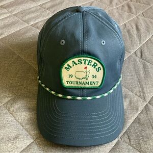 Masters Golf Rope Hat By American Needle Blue SnapBack Adjustable Augusta
